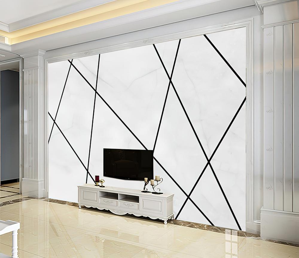 Fototapeta geometryczna czarno-biała