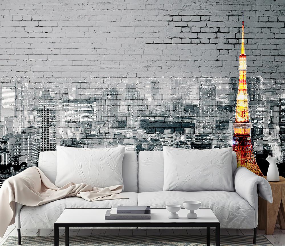 Fototapeta geometryczne miejskie kolorowe abstrakty