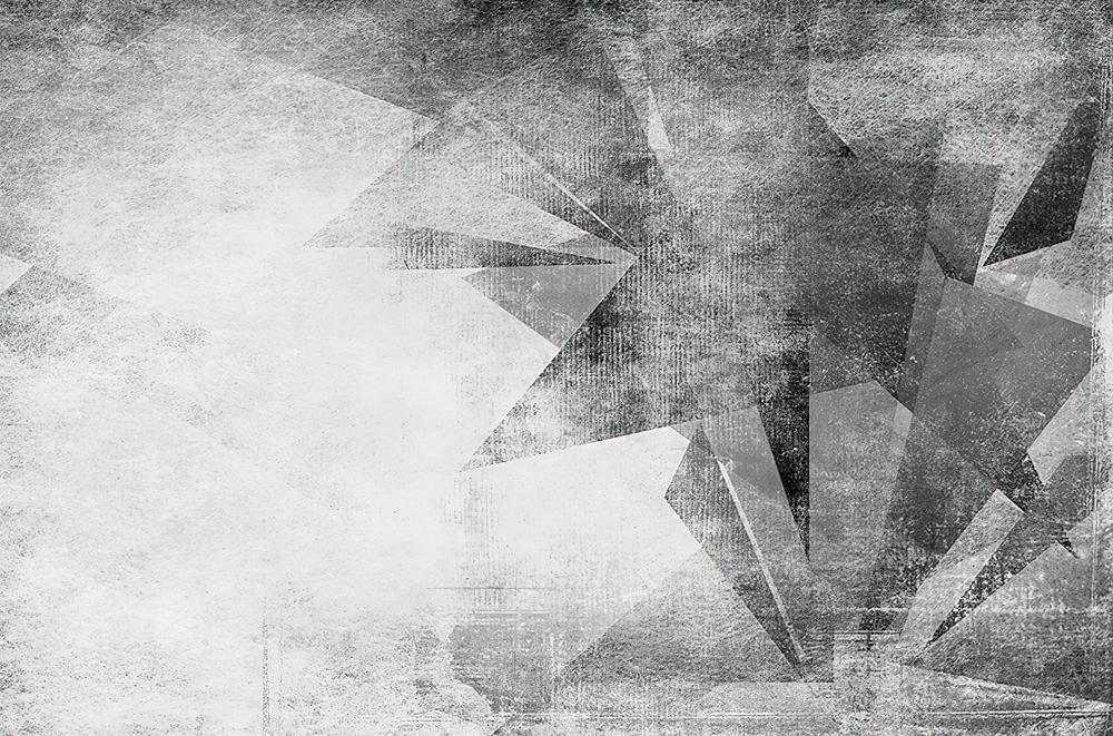 Fototapeta geometryczny biały-szary