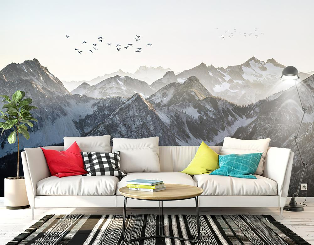 Fototapeta zimowe minimalistyczne