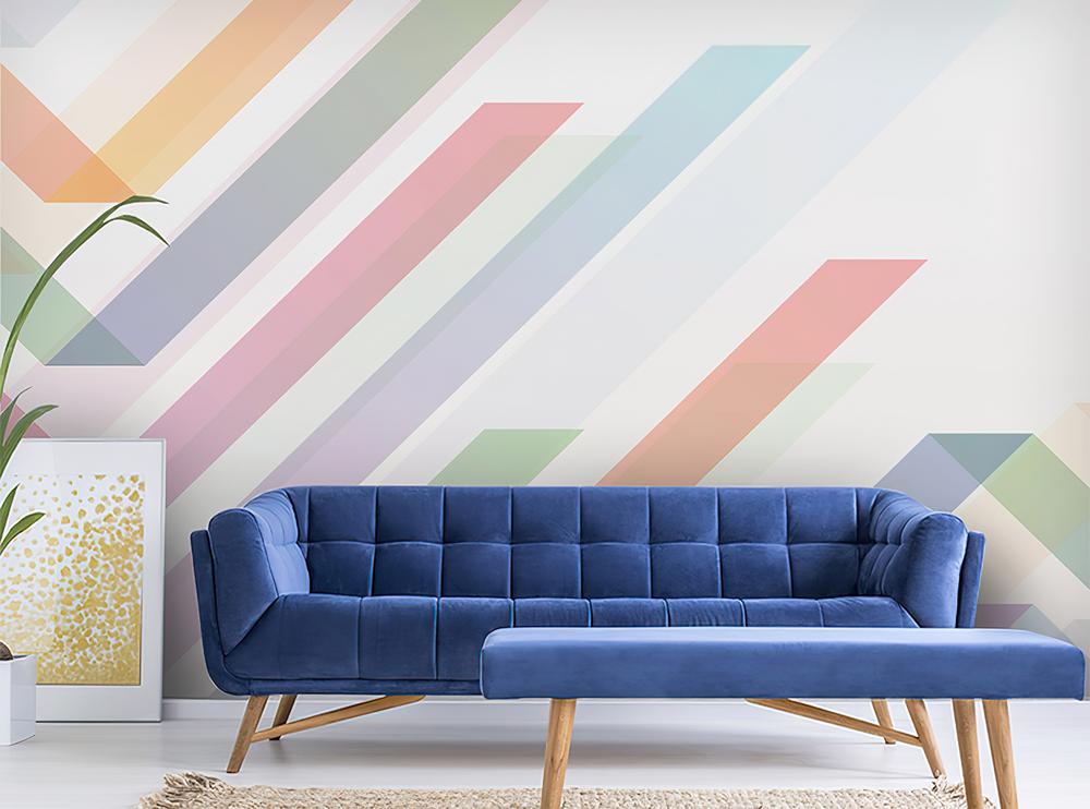 Fototapeta geometryczne kolorowe