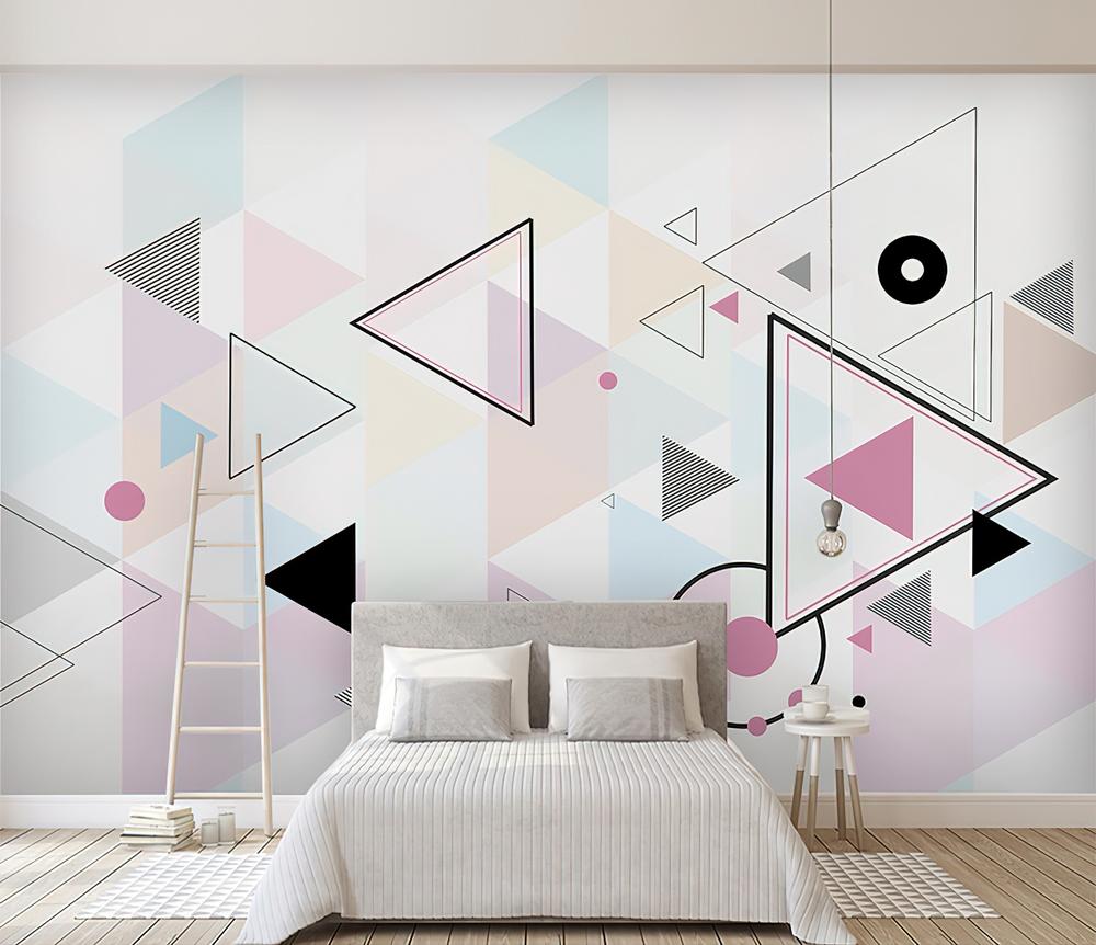 Fototapeta geometryczna pastelowe