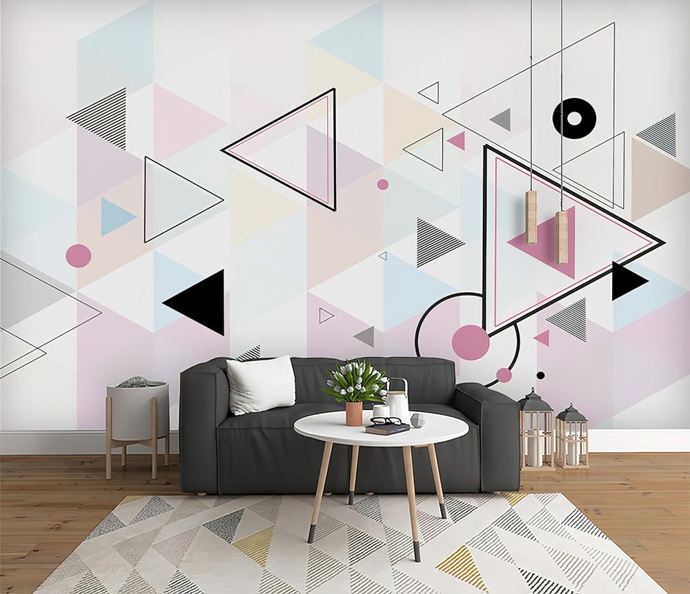 Fototapeta geometryczna pastelowe