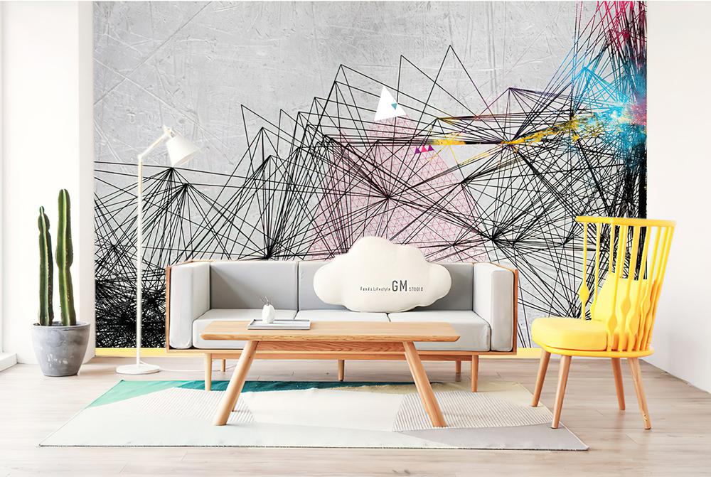 Fototapeta geometryczna kolorowa