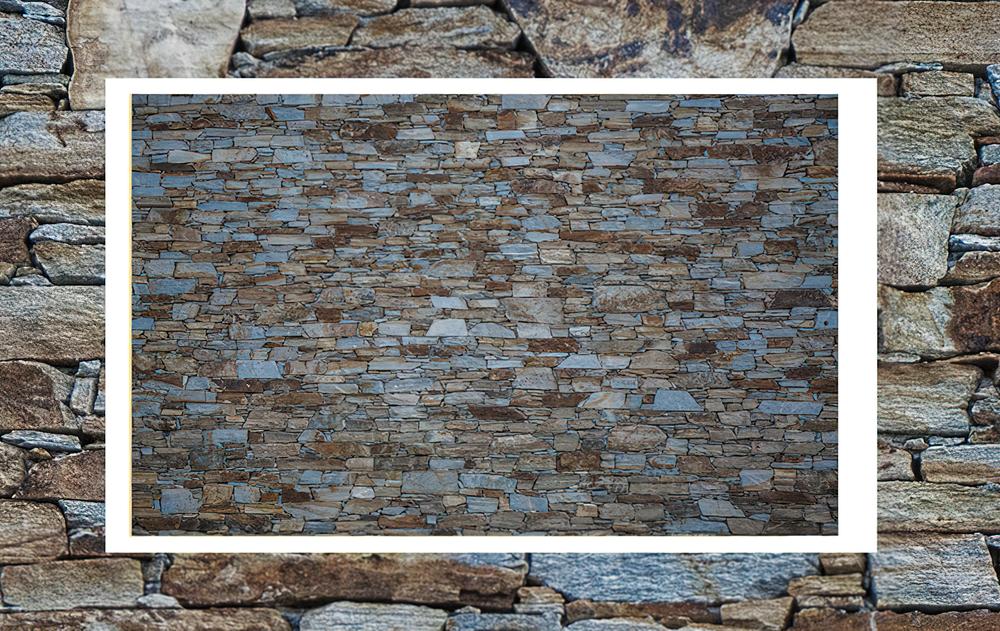 Fototapeta naturalnych kamieni niebieska ramienista