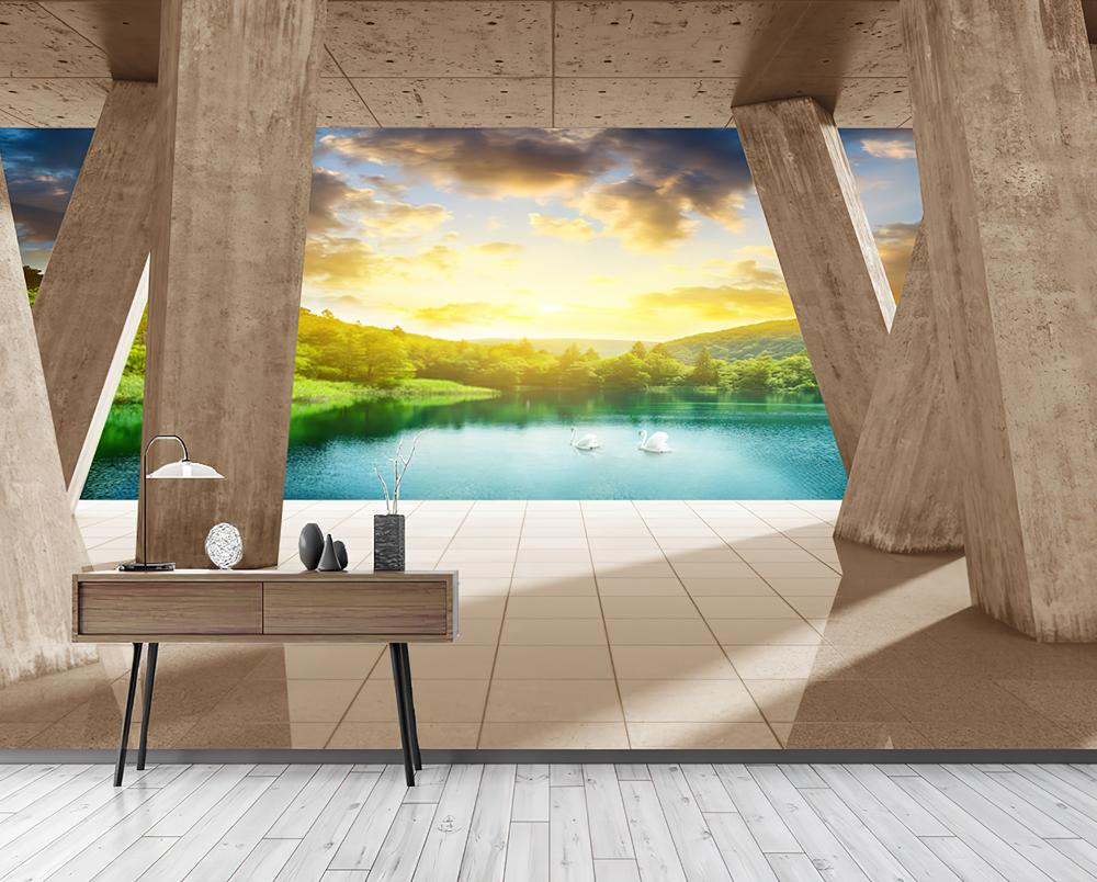 Fototapeta łagoda nad wodą