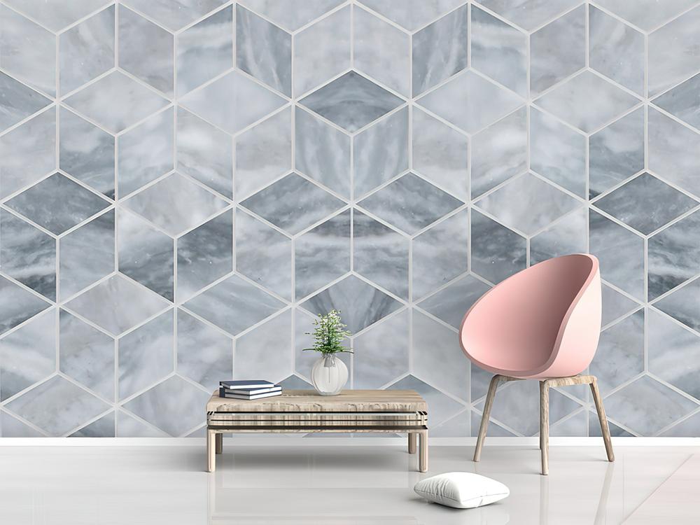 Fototapeta geometria szara