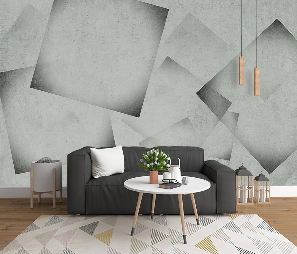 Fototapeta geometryczna szara