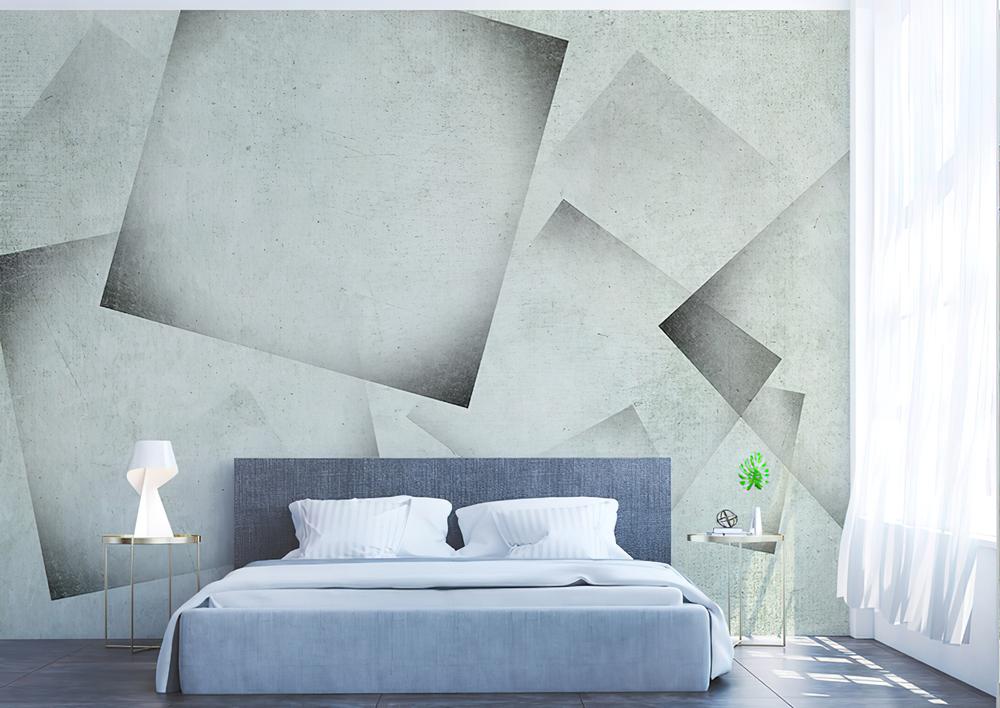 Fototapeta geometryczna szara