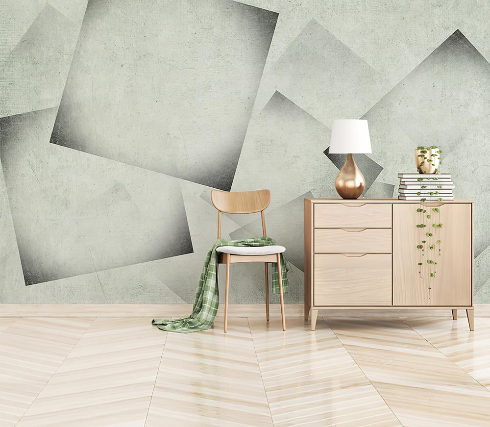Fototapeta geometryczna szara