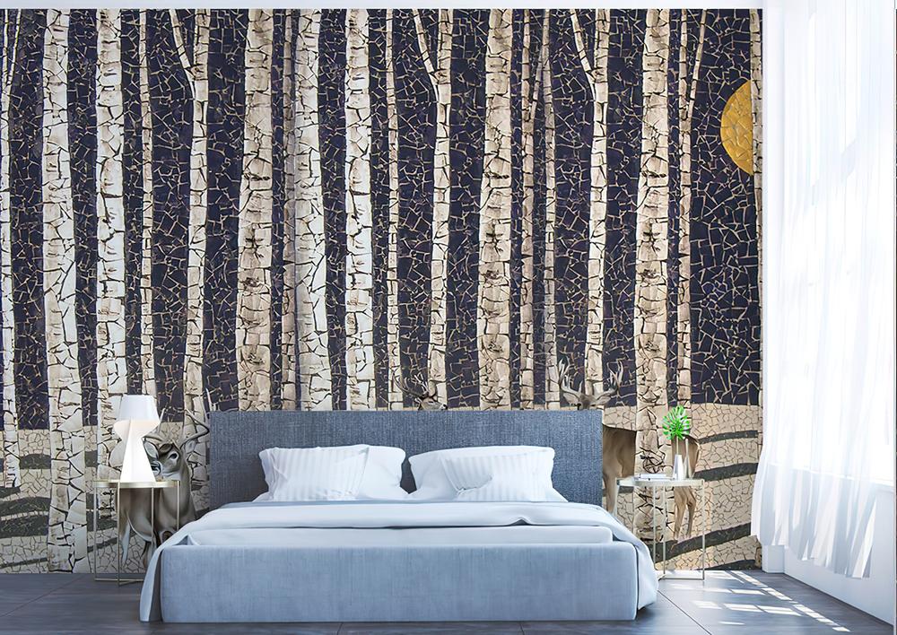 Fototapeta las nocny