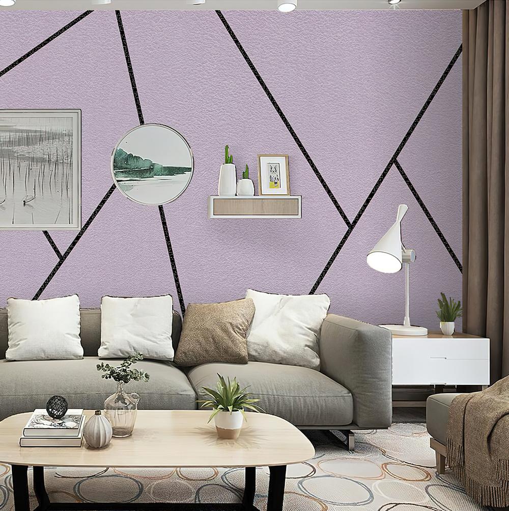 Fototapeta geometryczna lila