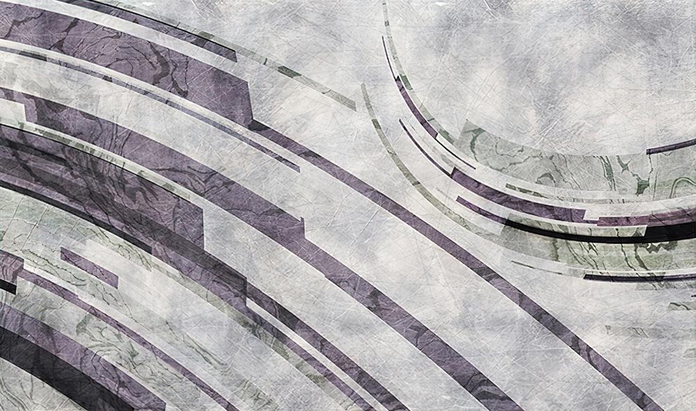 Fototapeta dynamiczne krzywe fioletowe