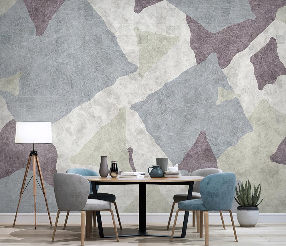 Fototapeta geometryczny wzór pastelowy