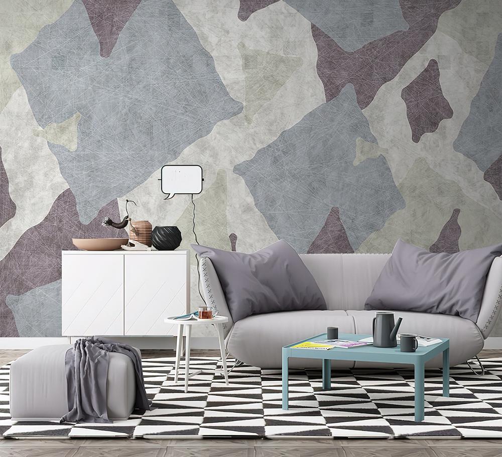 Fototapeta geometryczny wzór pastelowy