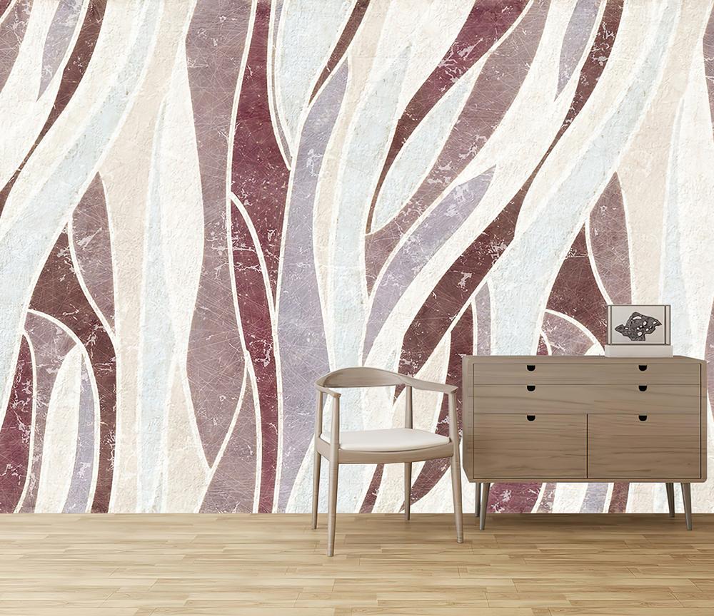 Fototapeta linie marmurowe burgundia