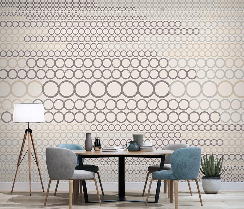 Fototapeta geometryczna siwa