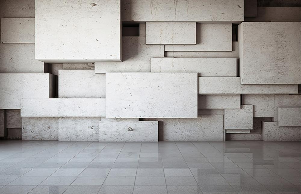 Fototapeta geometryczna szara
