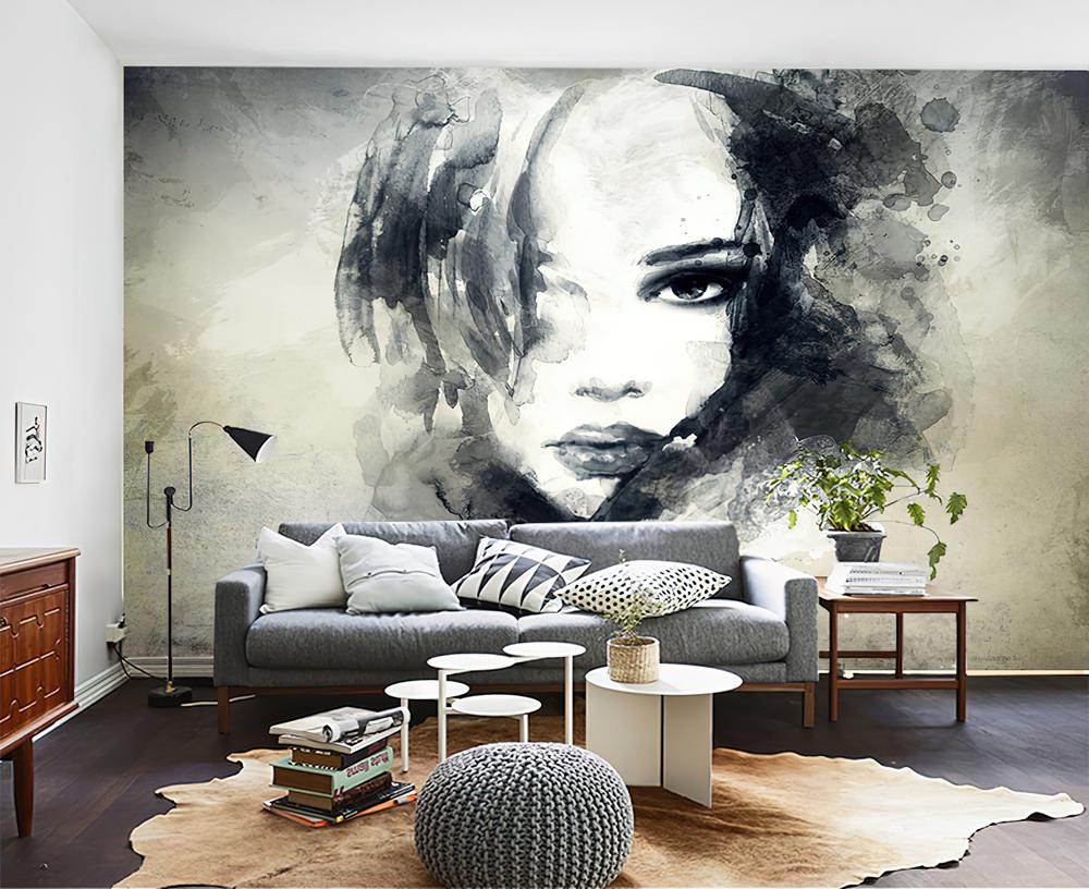 Fototapeta abstrakcyjny portret