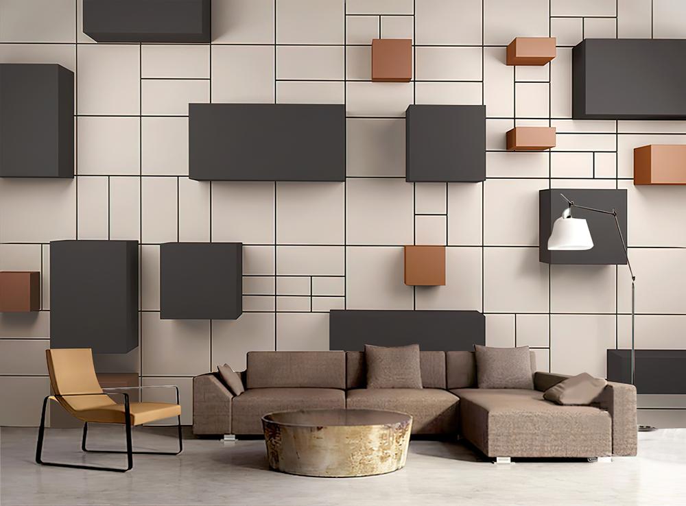 Fototapeta geometryczny 3D