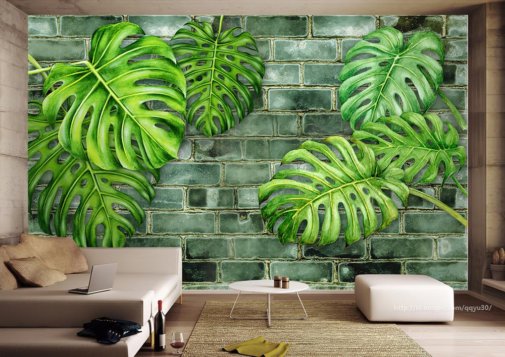 Fototapeta mur zielony