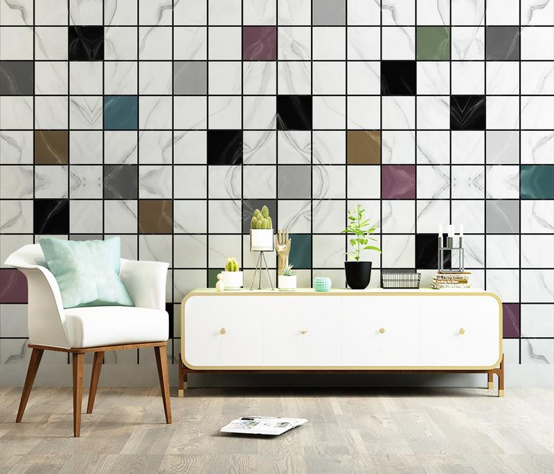 Fototapeta geometryczna kolorowa