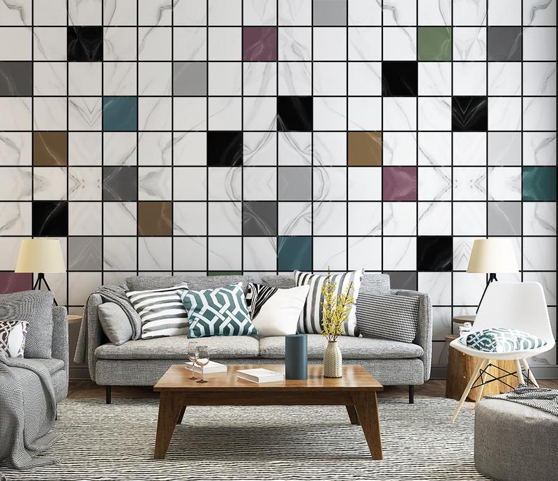 Fototapeta geometryczna kolorowa