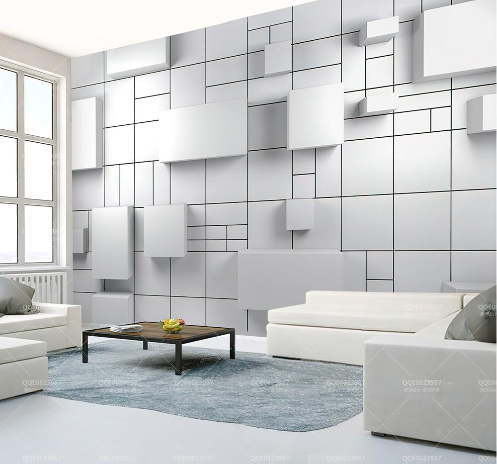 Fototapeta geometryczna biała