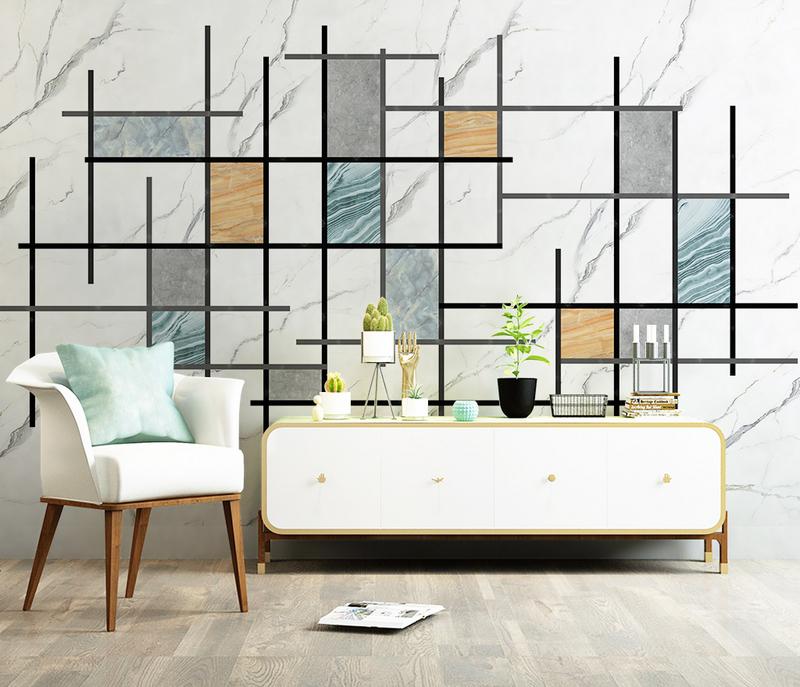 Fototapeta geometryczne kolory