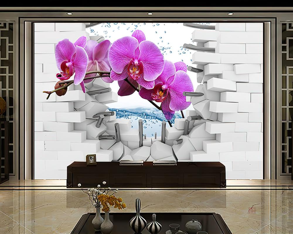 Fototapeta orchidea fioletowe