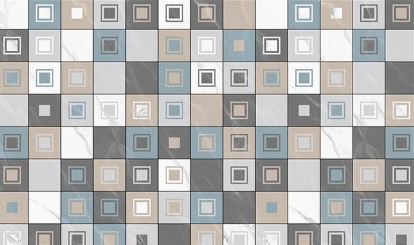 Fototapeta geometryczna niebieska