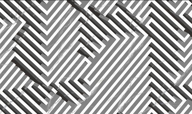 Fototapeta geometria czarne białe