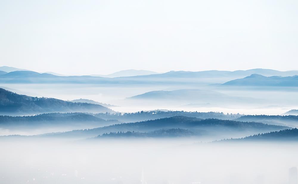 Fototapeta mgła górska