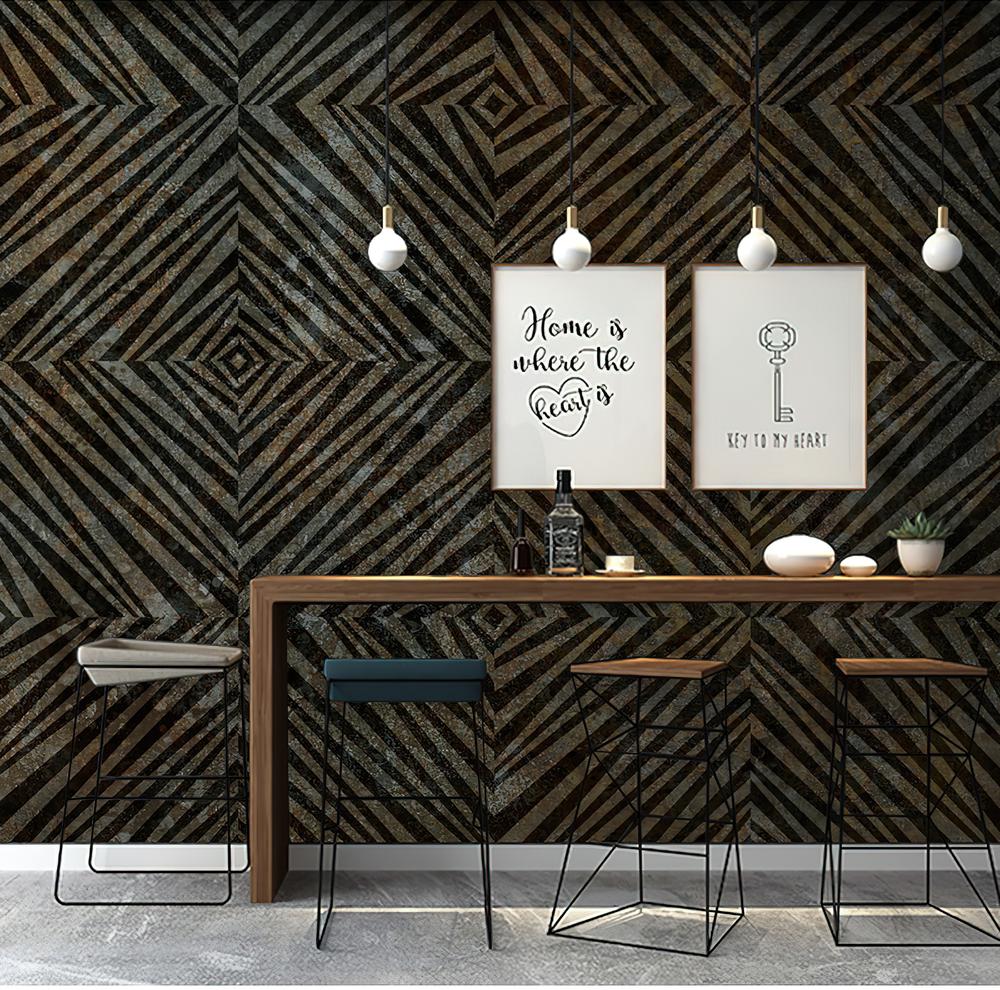 Fototapeta geometryczna brązowa szara