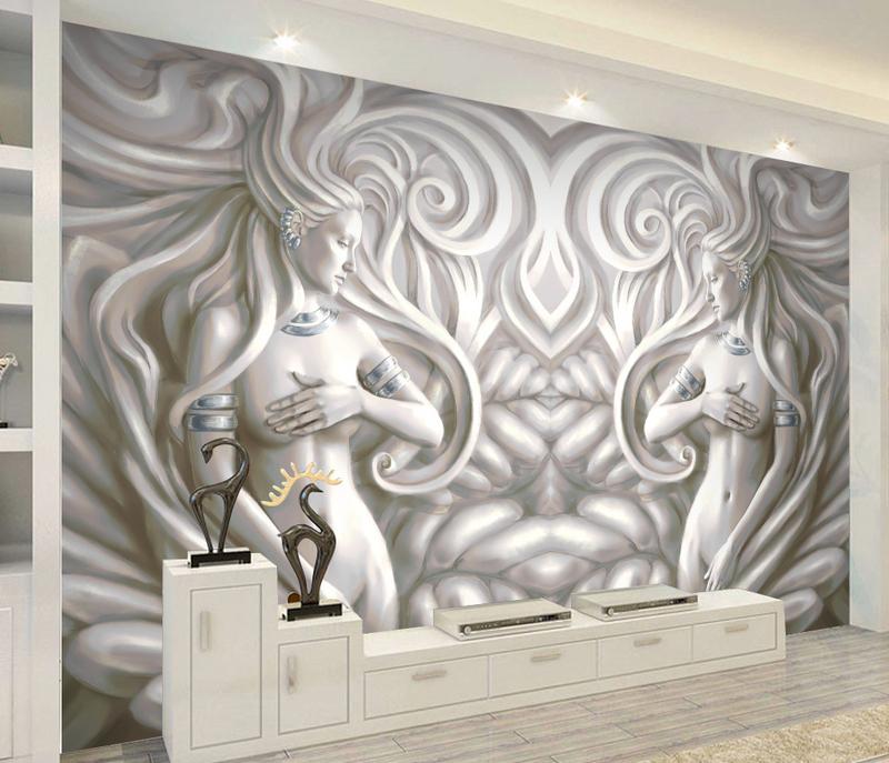 Fototapeta spirale metaliczne szare
