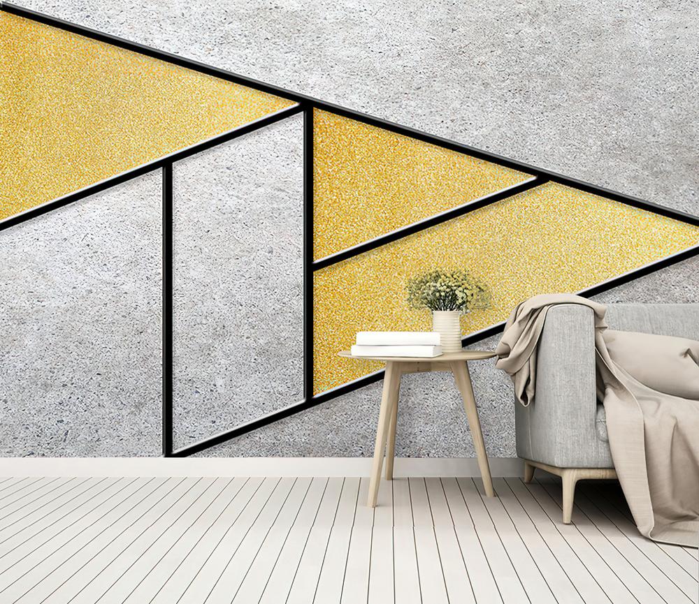 Fototapeta geometryczna pomarańczowa