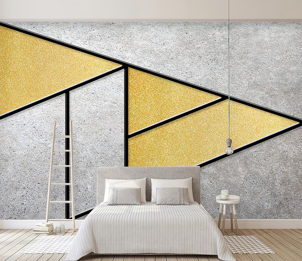 Fototapeta geometryczna pomarańczowa