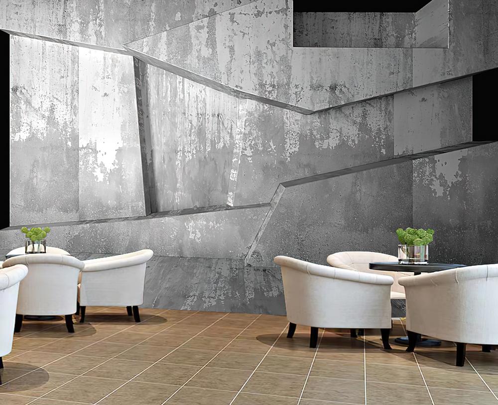 Fototapeta betonowy geometryczny