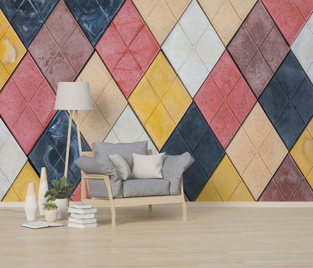 Fototapeta geometryczne kolorowe