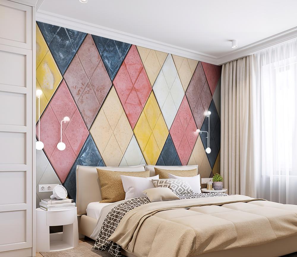 Fototapeta geometryczne kolorowe