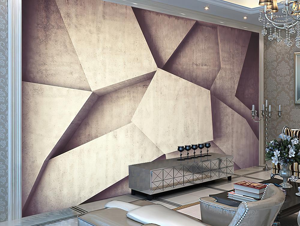 Fototapeta 3D geometryczna szara