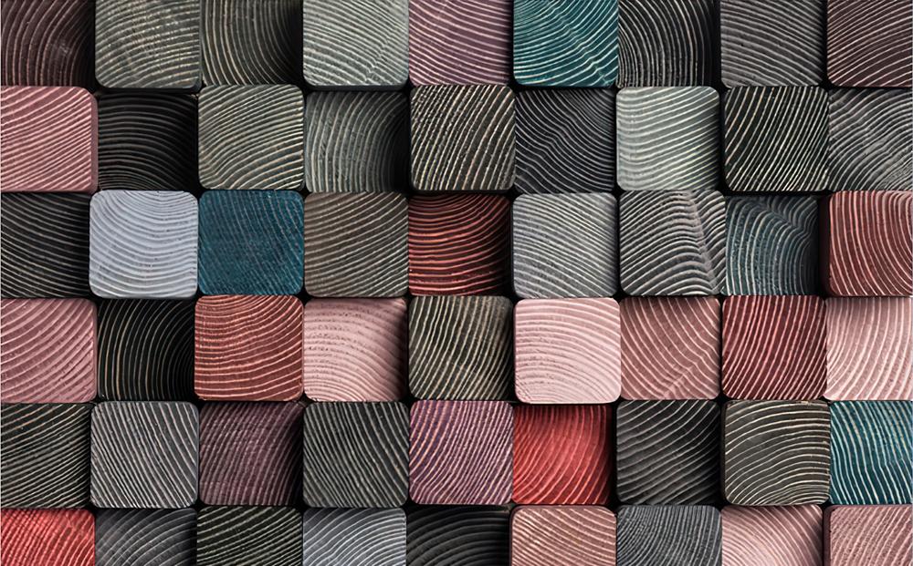 Fototapeta geometryczna tekstura drewna