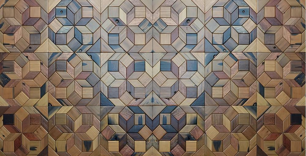 Fototapeta geometryczny brązowy