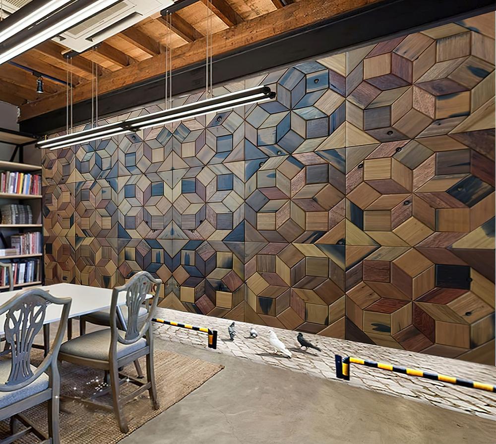 Fototapeta geometryczny brązowy