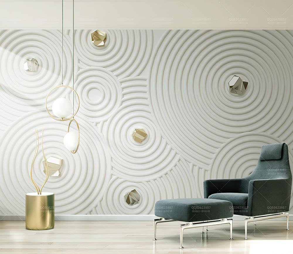 Fototapeta geometryczny biały