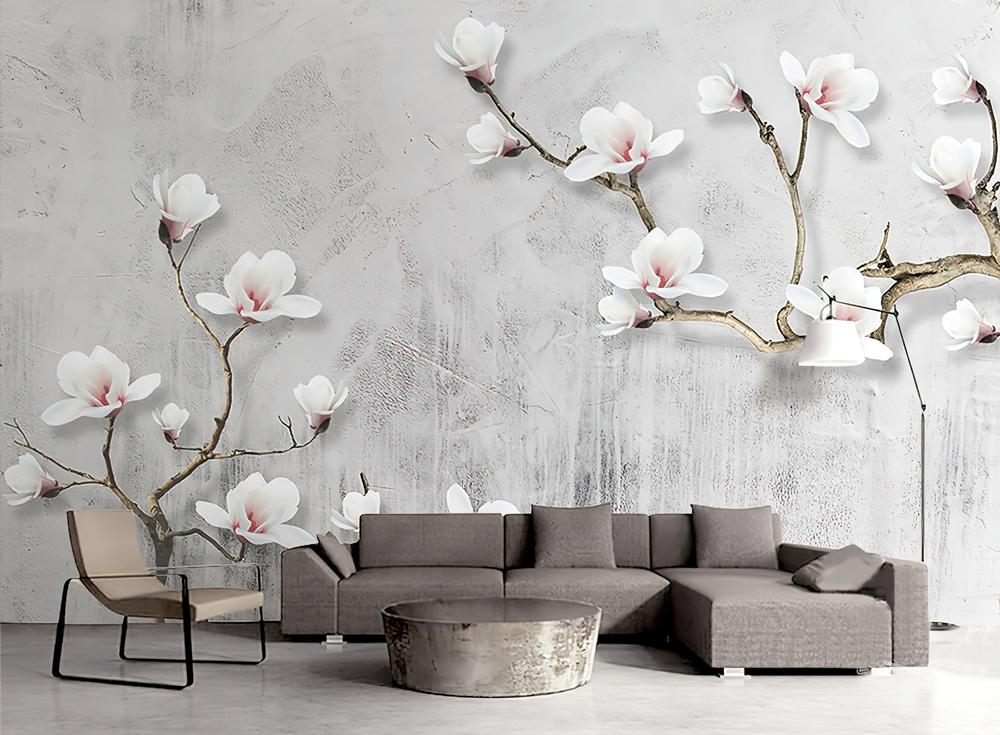 Fototapeta magnolia białe