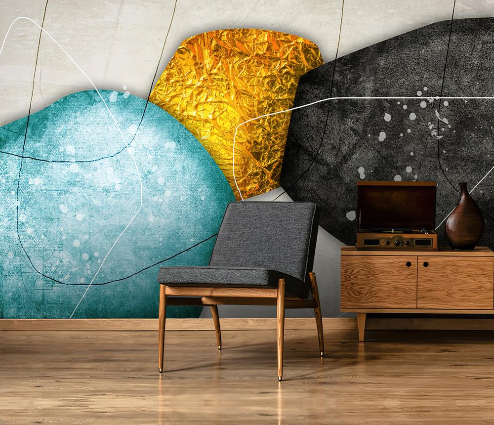 Fototapeta dynamiczne formy geometryczne