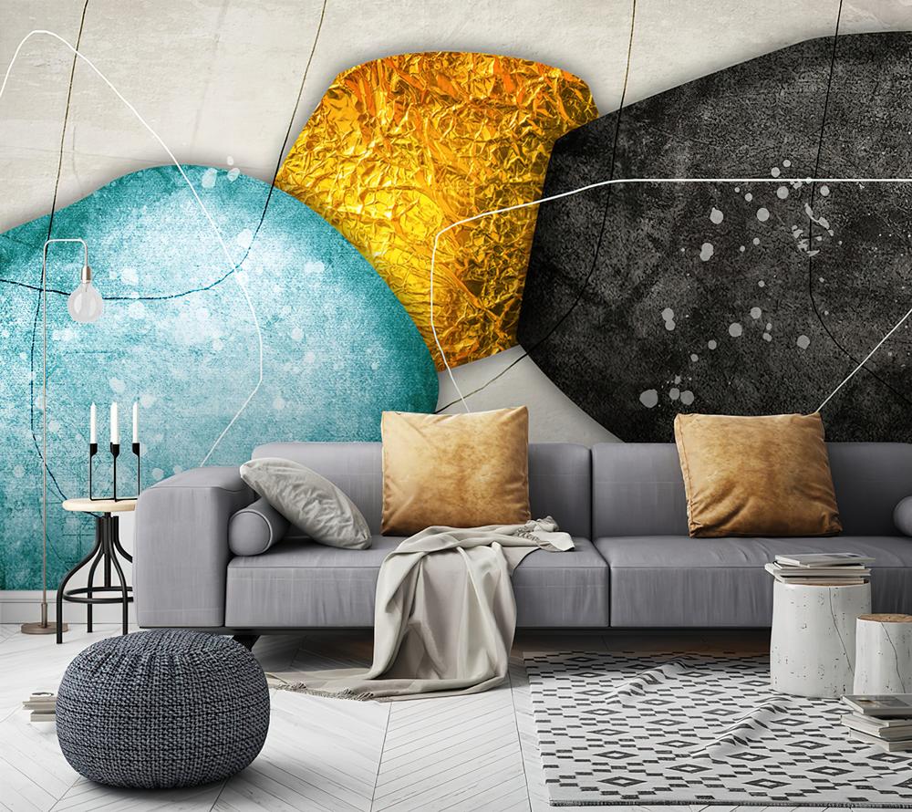 Fototapeta dynamiczne formy geometryczne