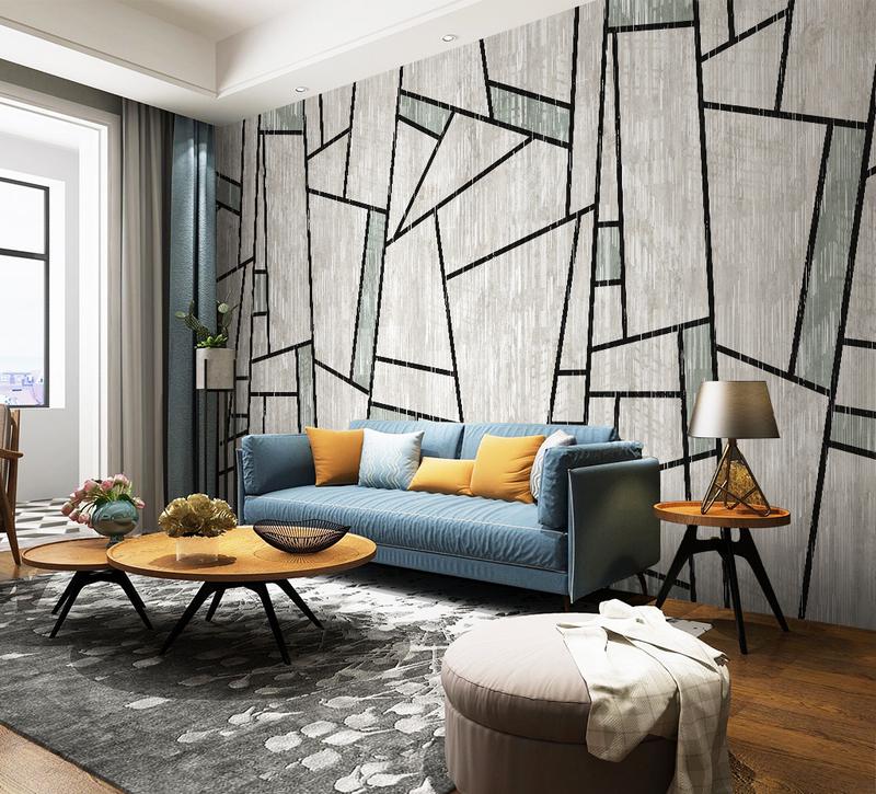 Fototapeta geometryczna szara krypta