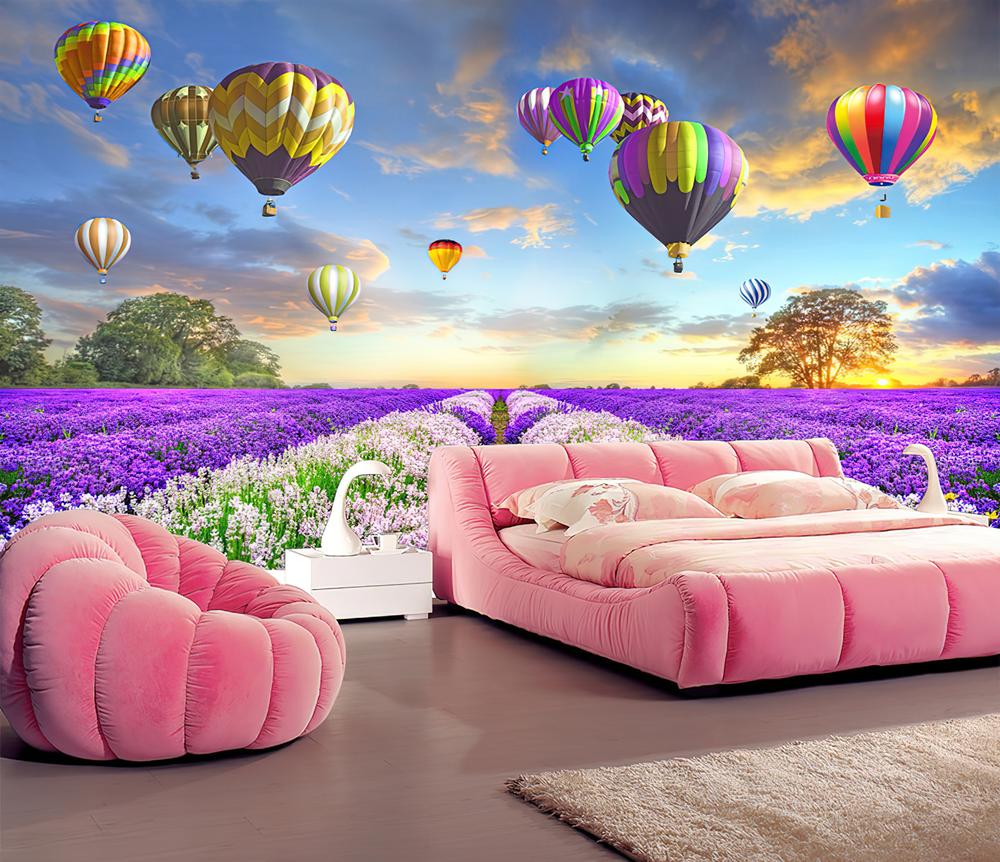 Fototapeta balony kolorowe kwiaty